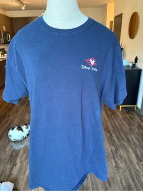 Disney Cruise Line Navy Short Sleeve T‑Shirt with Logo
